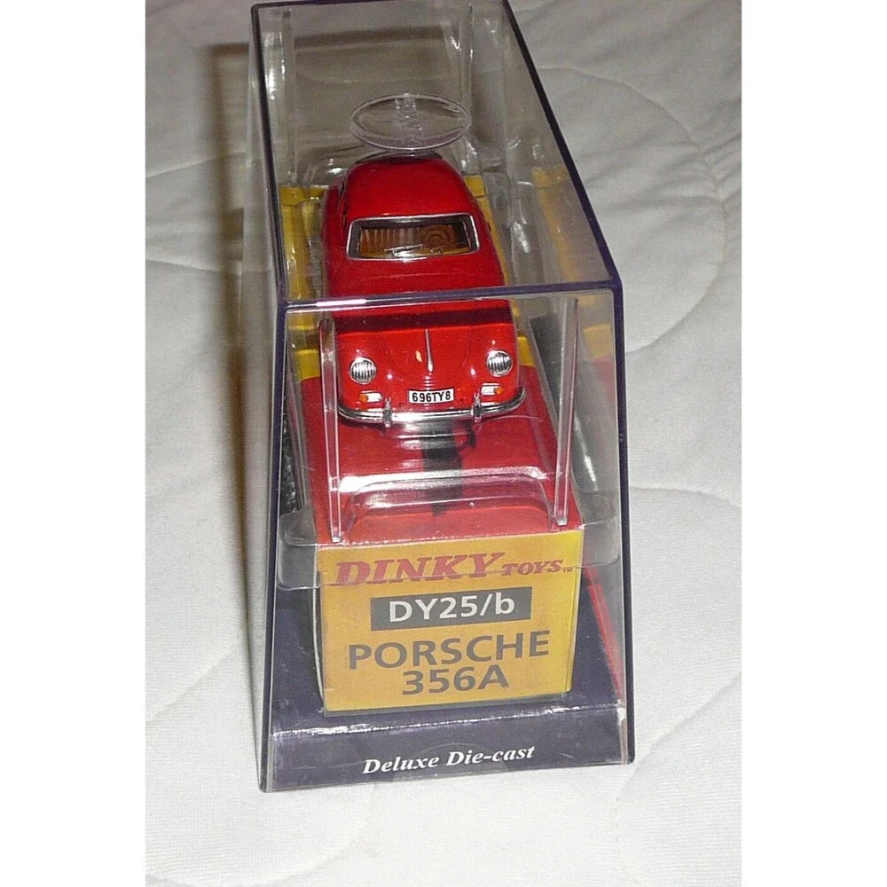 NEW Dinky Toys Porsche 356A Deluxe Die Cast Red DY25/b 2006 - Picture 4 of 14
